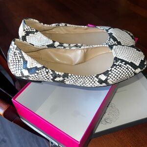 Women's Snakeskin Ballet Flats